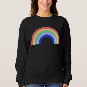 Rainbow  Retro 80s stijl Trui