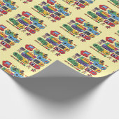 Rainbow Retro Gaming: Ontwerp met retro gaming Cadeaupapier (Hoek)