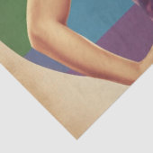 Rainbow Retro: Pin-Up Stijl Decoupage Delights Tissuepapier (Detail)