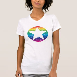 Rainbow Retro Star T-shirt