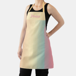 Rainbow Retro Sunset Gradient Design Schort