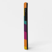 Rainbow Retro Wavy Pattern 2 Case-Mate iPhone Case (Achterkant/links)