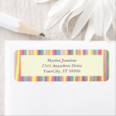 Rainbow Return-adres Etiket (Insitu)