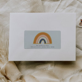  Rainbow Return-adreslabels Etiket
