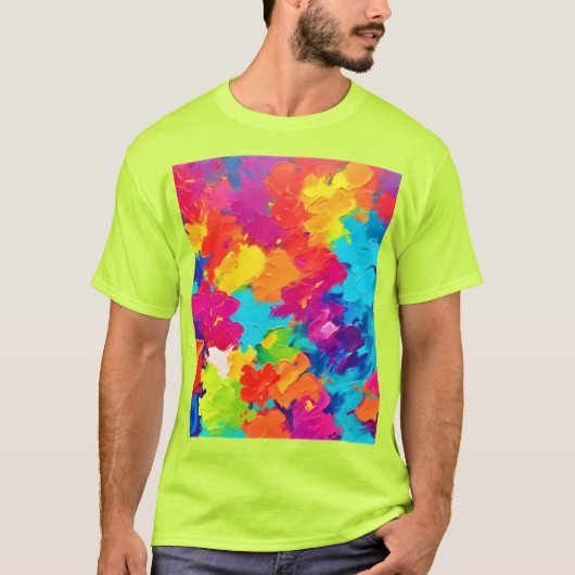 Rainbow Rhapsody Painting T-shirt (Voorkant)