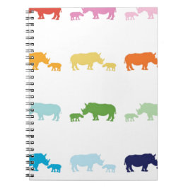 Rainbow Rhinos Notitieboek