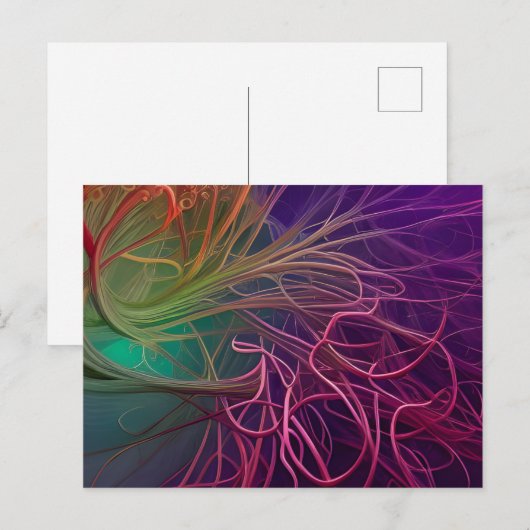 Rainbow Rhizomes Briefkaart (Voorkant / Achterkant)