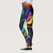 "Rainbow Rhythms: veelkleurige Mirage Leggings" Leggings (Links)