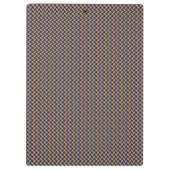 Rainbow Ribbon Diversity Fabric of Sterkte Klembord (Achterkant)