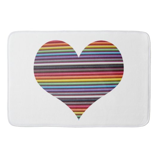 Rainbow Ribbon-kabel Badmat (Voorkant)