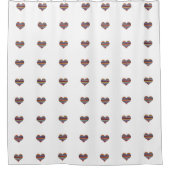 Rainbow Ribbon-kabel Douchegordijn (Voorkant)