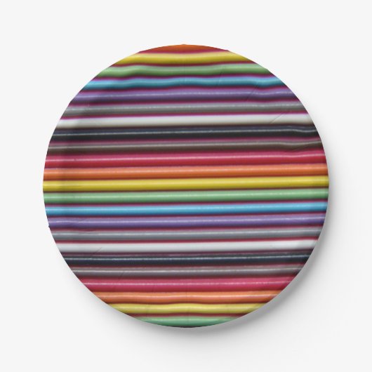 Rainbow Ribbon-kabel Papieren Bordje (Voorkant)