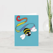 Rainbow Ribbon Note Card (Blank Inside) Bedankkaart (Voorkant)