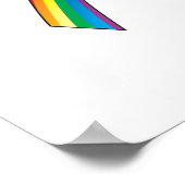 Rainbow Ribbon Poster (Hoek)