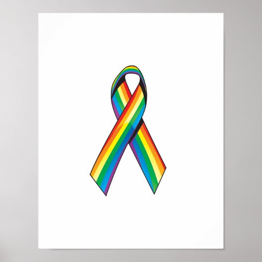 Rainbow Ribbon Poster (Voorkant)