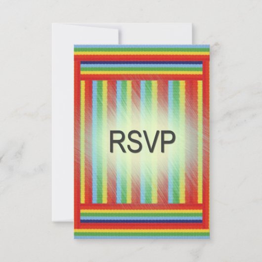 Rainbow Ribbon RSVP (Voorkant)