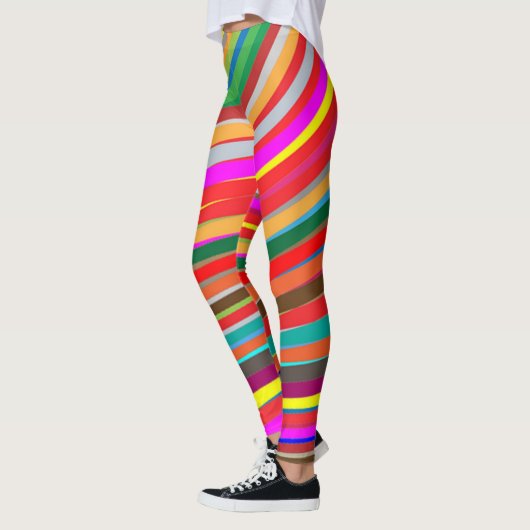 Rainbow Ribbons Leggings - Fun (Links)