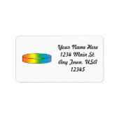 Rainbow RIng Etiket (Voorkant)