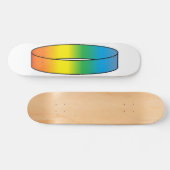 Rainbow Ring Skatedeck Skateboard (Horizontaal)