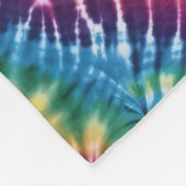Rainbow Ripple Stropdas-Dye Fleece Deken (Hoek)
