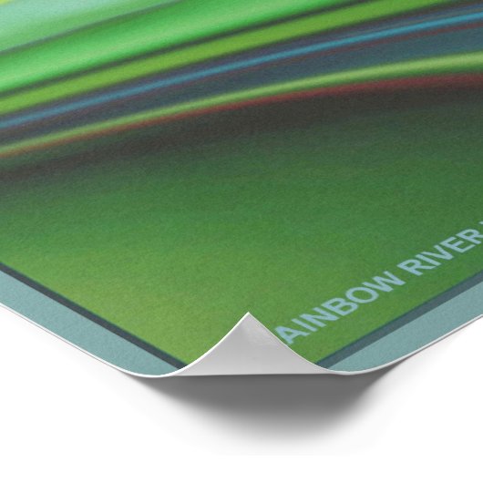 " RAINBOW RIVER " door Robert Singletary Poster (Hoek)