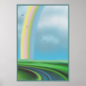 " RAINBOW RIVER " door Robert Singletary Poster (Voorkant)
