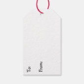 Rainbow River Fluid Art Cadeaulabel (Achterkant)