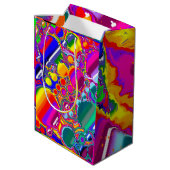 Rainbow River Fluid Art Medium Cadeauzakje (Achterkant Gekanteld)