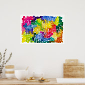 Rainbow Road Poster (Keuken)