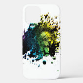 Rainbow Roaring Lion Hoesje-Mate iPhone Case (Achterkant)