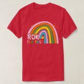 Rainbow Rock Het Test Examen Testdag Student Tea T-shirt (Design voorkant)