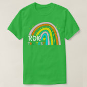 Rainbow Rock Het Test Examen Testdag Student Tea T-shirt (Design voorkant)