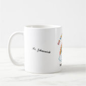 Rainbow Rocket Apple Werelds Beste Leraar Koffiemok (Links)