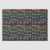 Rainbow Rocks Crystal Collectie Chart Tissuepapier (Voorkant)