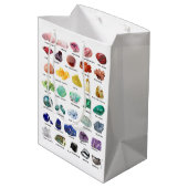 Rainbow Rocks Crystal Collectie Pareltjes Gift Bag Medium Cadeauzakje (Achterkant Gekanteld)