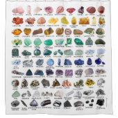 Rainbow Rocks Crystal Collectie Showgordijn Douchegordijn (Voorkant)