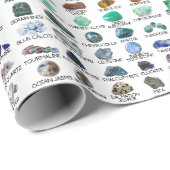Rainbow Rocks Crystal Collectie Wrapping Paper Cadeaupapier (Rol Hoek)