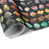 Rainbow Rocks Crystal Collectie Wrapping Paper Cadeaupapier (Rol Hoek)