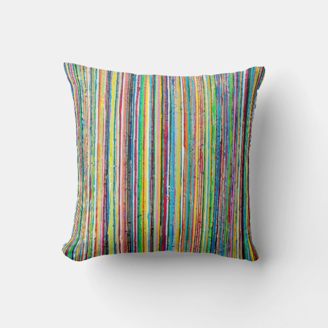 Rainbow Roll 16 x 16 Poly kussenhoes Kussen (Voorkant)