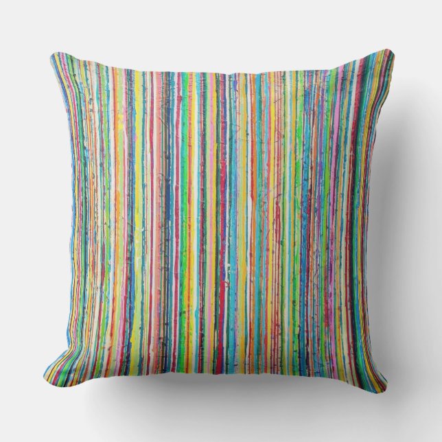 Rainbow Roll 20 x 20 Outdoor Sierkussen (Voorkant)