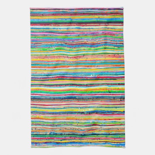 Rainbow Roll keukenhanddoek (Verticaal)