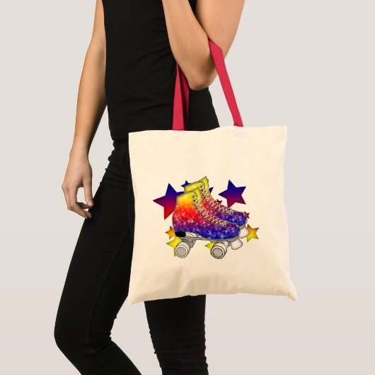 Rainbow Rollerskates Tote Bag (Voorkant (product))