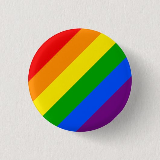 RAINBOW RONDE BUTTON 3,2 CM (Voorkant)