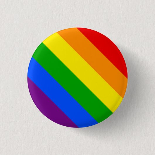 RAINBOW RONDE BUTTON 3,2 CM (Voorkant)