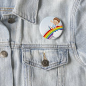 Rainbow Ronde Button 5,7 Cm (In situ)