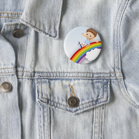 Rainbow Ronde Button 5,7 Cm (In situ)