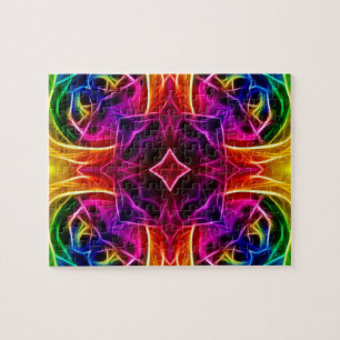 Rainbow Roos Kaleidoscoop Legpuzzel