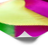 Rainbow-Roos, kleurrijke hoogten Perfect Poster (Hoek)