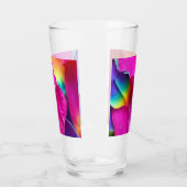 Rainbow Roos Petals Glas (Links)