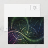 Rainbow Roots Fractal Briefkaart (Voorkant / Achterkant)